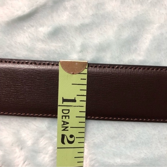 NWOT Brown/Black Reversible Belt Leather Belt Size 38" - Picture 6 of 7